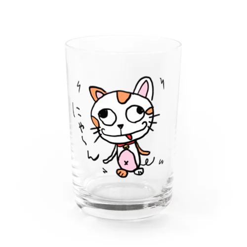 🐈バカネコ / にゃ～ん Water Glass