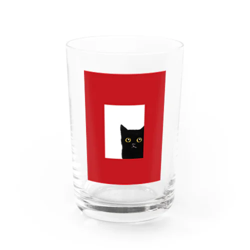 赤い窓と黒猫 Water Glass