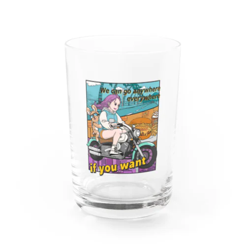 【アメコミ】biker Water Glass