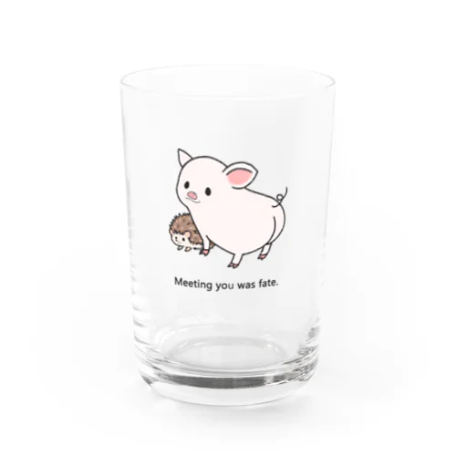 ぶたとハリネズミ Water Glass