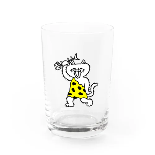 にゃんザピテクス　単体　原始猫 Water Glass