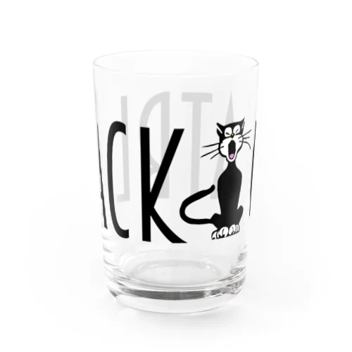 BLACK CAT Water Glass