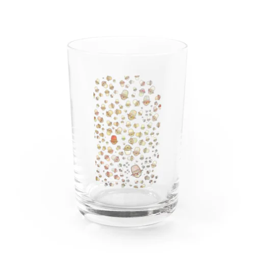 ニワキャンパーおじさんいっぱい Water Glass