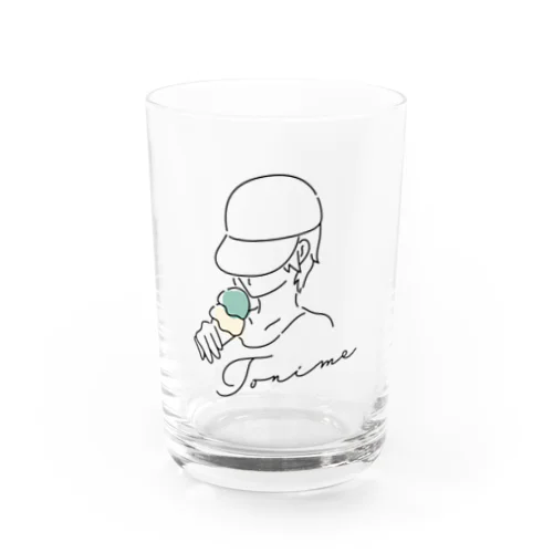 Mint ice cream Water Glass