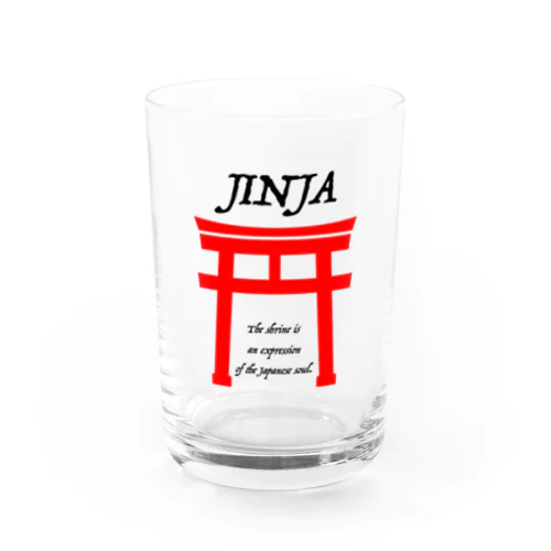 JINJA(赤） Water Glass