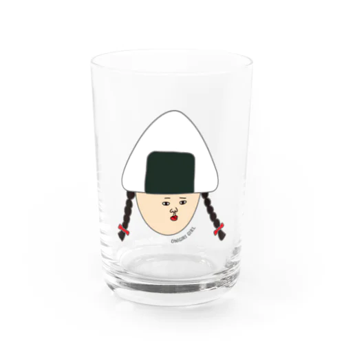 おにぎり ギリ子 Water Glass