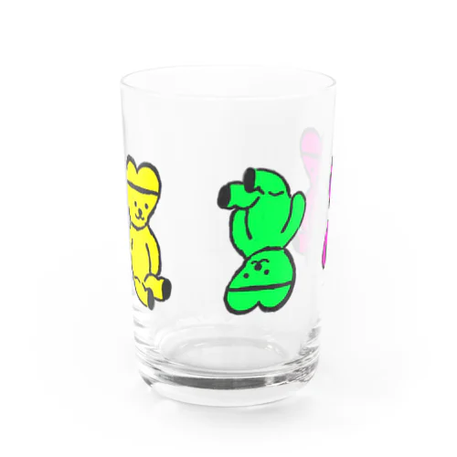 くまくま。グミゴールドベア Water Glass