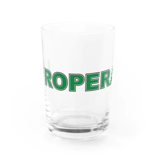 PROPERA 看板風文字small Water Glass