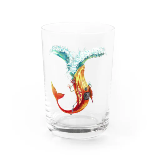 "J"  Wonderalphabet Water Glass