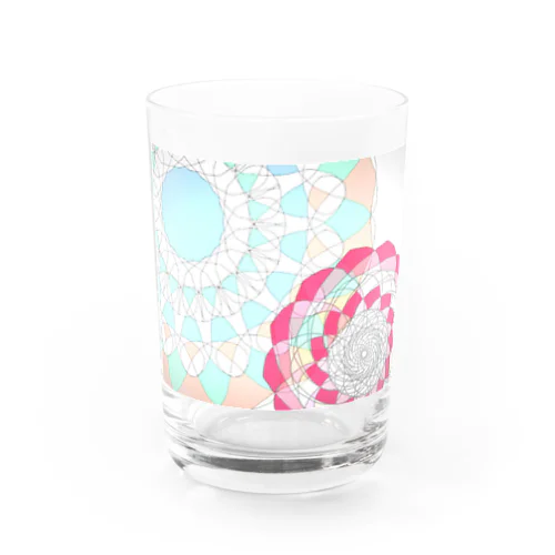 カラフルステンドグラス風 Water Glass