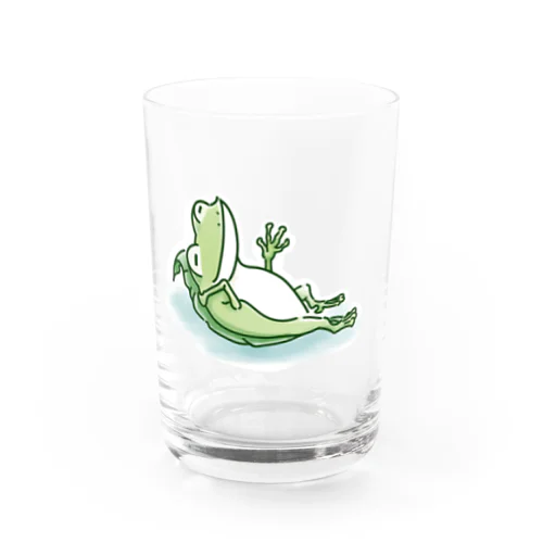 宇田山茶舗(うたやまちゃほ)  居眠りカエル Water Glass