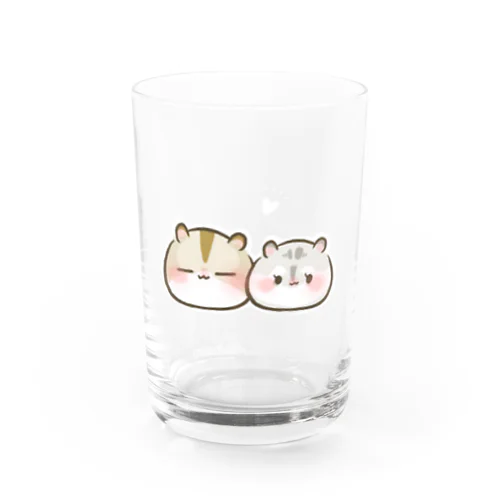 もちおくんとオスカルくん Water Glass