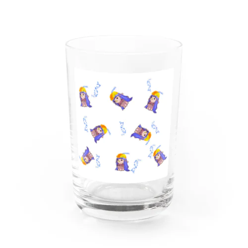 さとビエちゃんいっぱい Water Glass