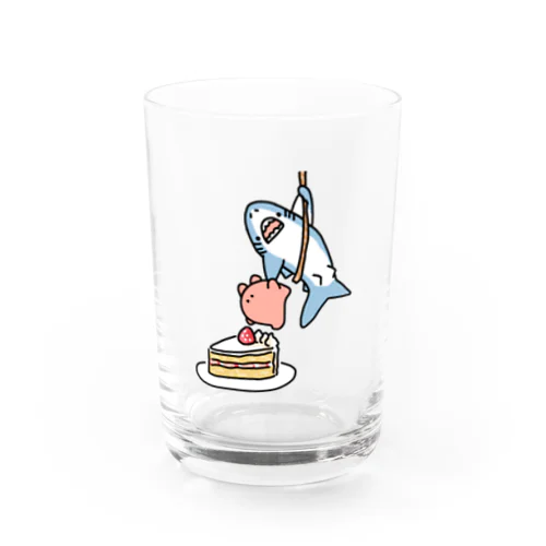 ミッション全然ポッシブルなサメとメンダコ グラス