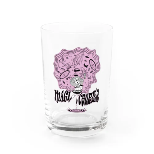 “MAGI COURIER” pink #1 Water Glass