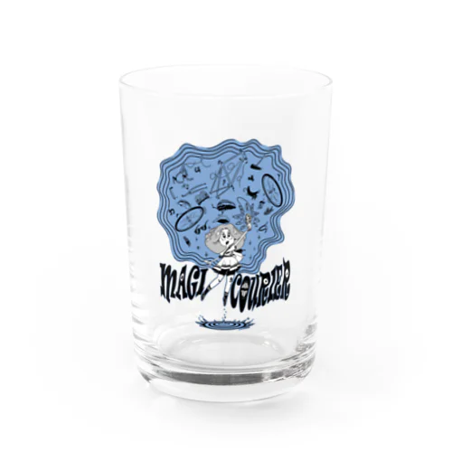 “MAGI COURIER” blue #1 Water Glass