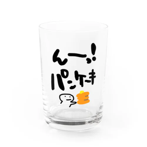 ん〜っ！パンケーキ🥞 Water Glass