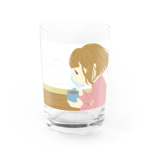 SSWすぬたんグッズ｢ピュアココア｣イラスト Water Glass