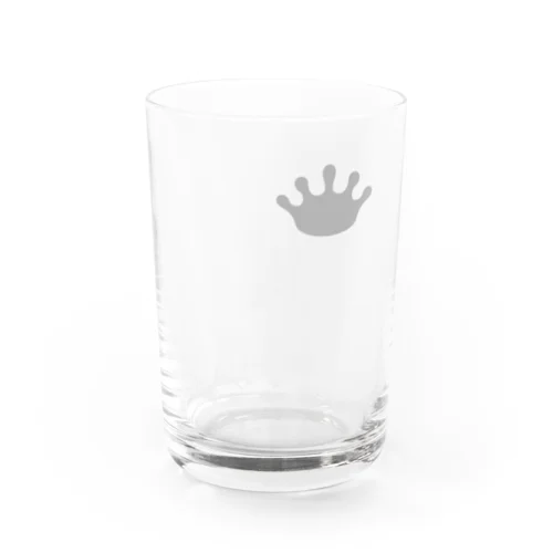 ミルククラウンロゴ　グラス（GRAY） グラス