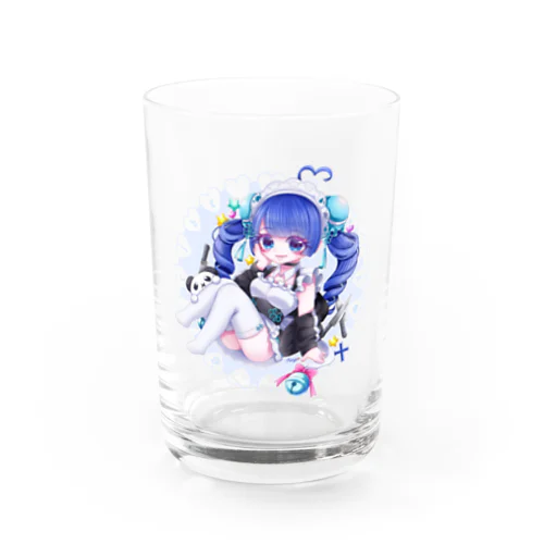 Suicide Maid ミニキャラ青色 Water Glass