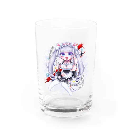 Suicide Maid ミニキャラ白色 Water Glass