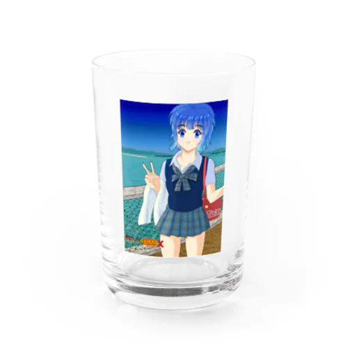 四国で由里ちゃんと一緒。 Water Glass