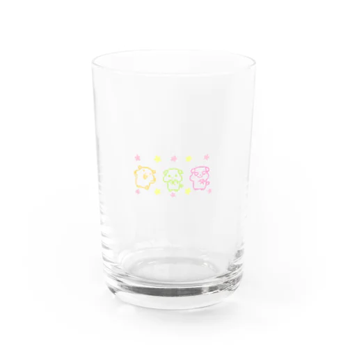 Colorful MAME Water Glass