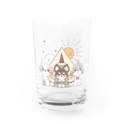 こむぎあんずぽんず Water Glass