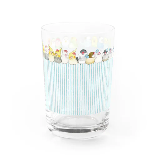 小鳥ちゃんいっぱい Water Glass