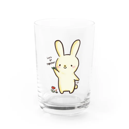 うさぎとかめ。 Water Glass