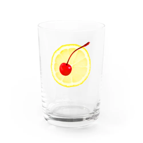 チェリー＆レモンスカッシュ Water Glass