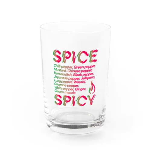 SPICE SPICY（Chili） Water Glass