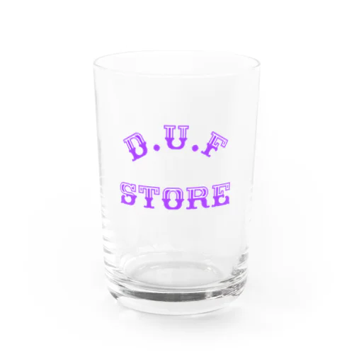 DUF OLDロゴ Water Glass