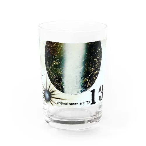 【NO13. clearing Cosmo〜originalspray art〜】 Water Glass