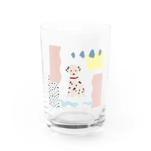 6/26発売　BIGLOVE約束犬(ダルメシアンちゃん) Water Glass