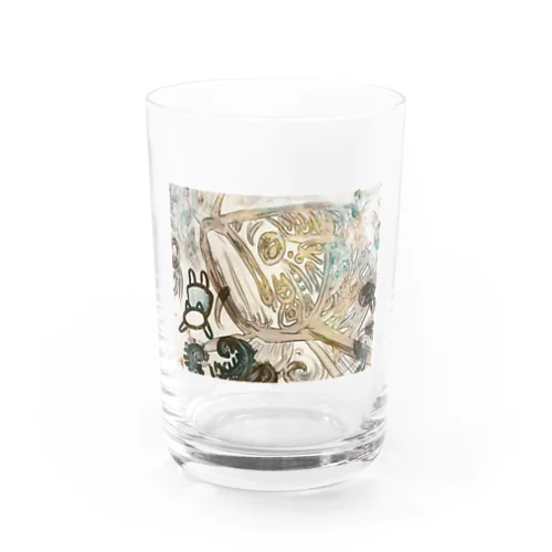 古代魚と猫 Water Glass