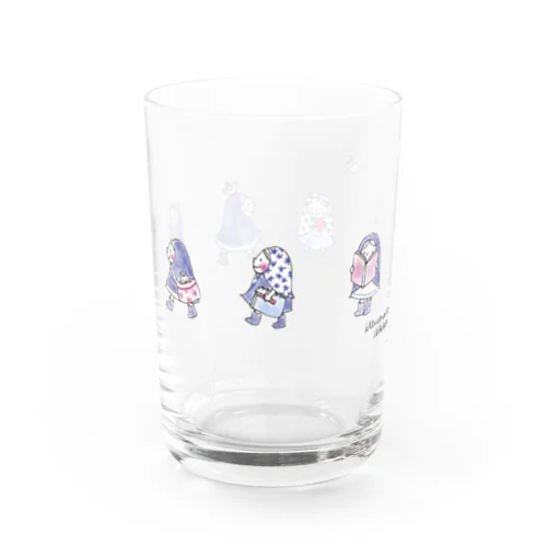 お散歩ずきんPurple Water Glass