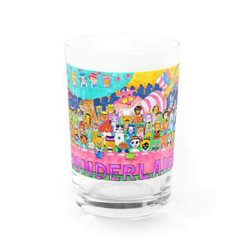 Wonderland Water Glass