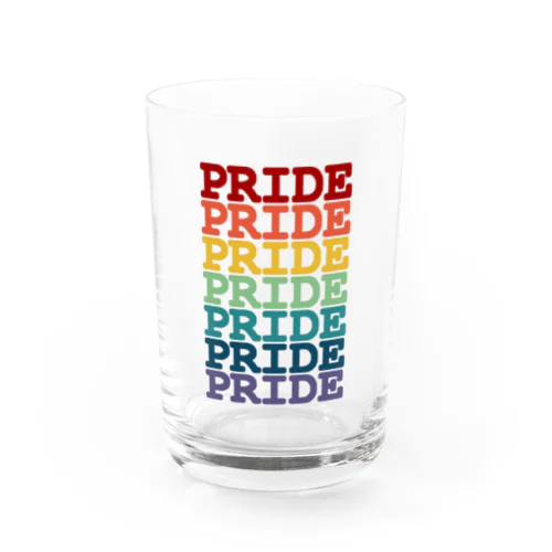 Rainbow Pride Water Glass