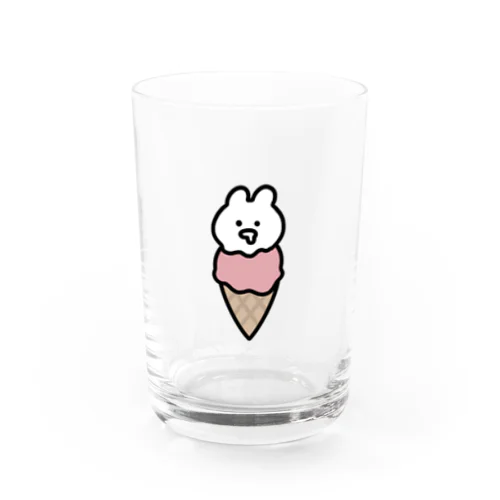 とろ〜りアイスうさちゃん Water Glass