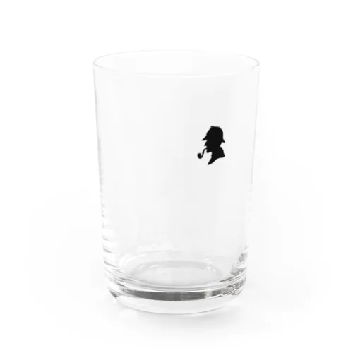 シャーロック・ホームズ（ワンポイント　黒） Water Glass