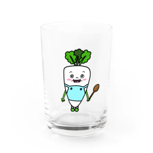 だいこさん【Let's Vegetables】 Water Glass