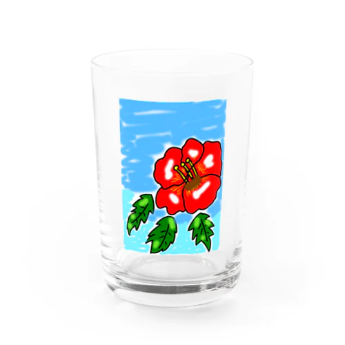 ハイビスカス Water Glass