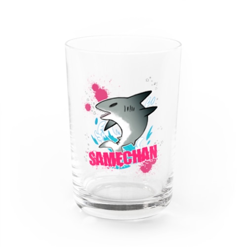 さめちゃん1 Water Glass
