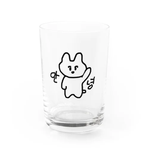 あいさつきゃっとさん Water Glass