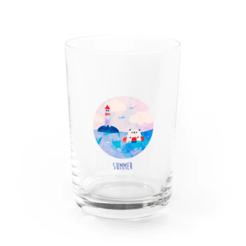 夏のパンダ Water Glass