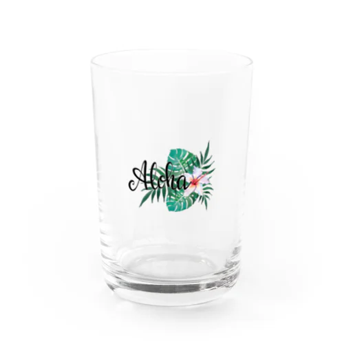 hawaii Water Glass