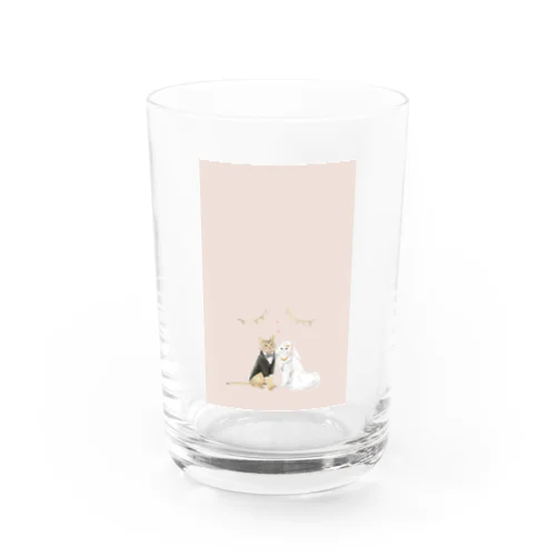 無料婚姻届♡お揃いグッズ Water Glass