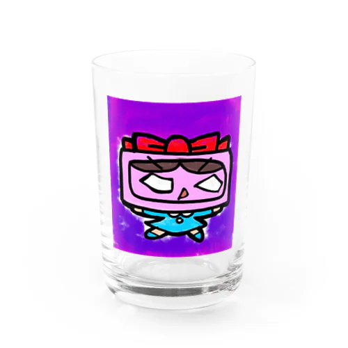 オドロキまくりのボタンちゃん Water Glass