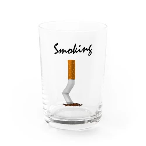 Smoking-タバコの吸い殻- グラス